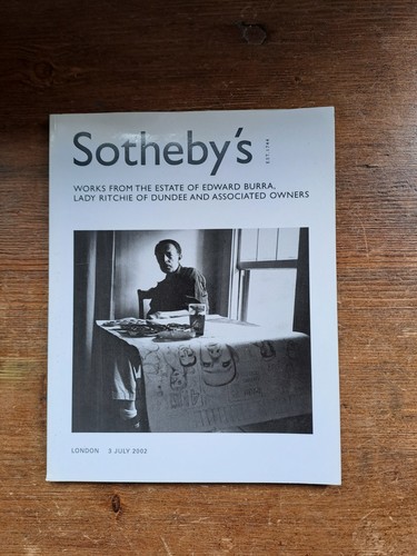 Sotheby edward burra estate - edward,