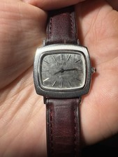 Piaget “chameleon” First Series White Gold Linen Dial Cushion Case From 1960s