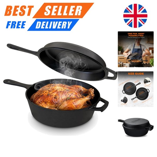 Durable 2qt cast iron dutch - 3.2qt,