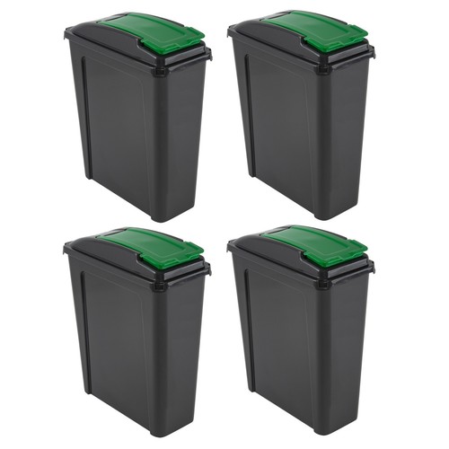 25l slimline bin graphite - 25l,