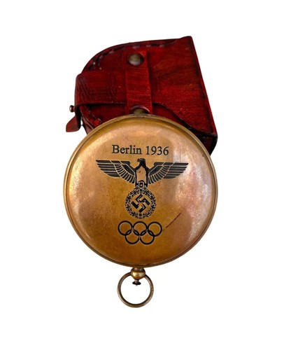 Brass nautical compass - brass,