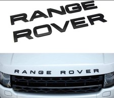 2x MATTE BLACK RANGE ROVER