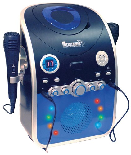 Karaoke machine with - machine, bt/lights