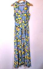 Monsoon Dress Size 10 Blue