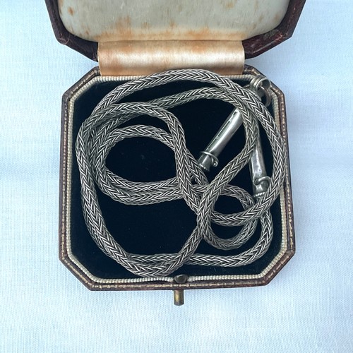 Silver viking rope metal weave - viking,