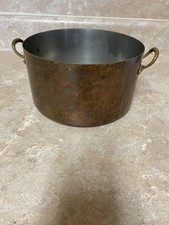 Vintage Copper Stew Pot with