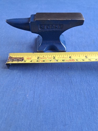 Vintage record mini anvil - record,