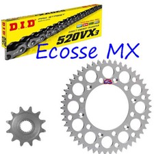 Suzuki DRZ400 DID Oring CHAIN RENTHAL SILVER SPROCKET KIT