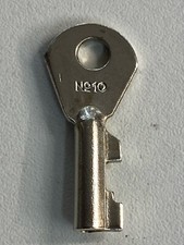 Cheney Key Number 10 x 1 Cut Key Suitcase Musical Instrument Case Briefcase