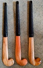 Hand Carved Wooden Mini Hockey