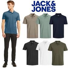 Jack & Jones Mens Polo Shirts Short Sleeve Slim Fit T-shirts, Sizes- XS to 3XL