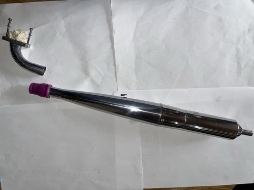 Power pipe for nitro engine - for,