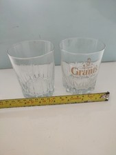 Two Whiskey Glasses Grants+Whyte And Mackay