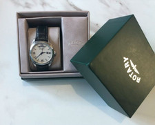 Rotary men's  white dial black