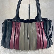 Lupo Pleated Handbag Tote Bag