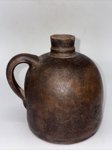 Antique stonware pottery jug - antique,