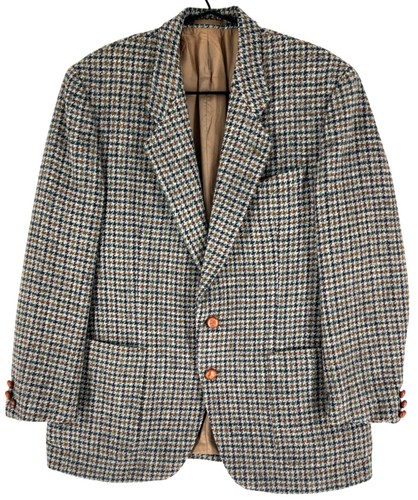 Vintage harris tweed men wool - tweed,