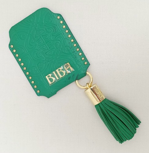 Biba green gold embossed - biba,