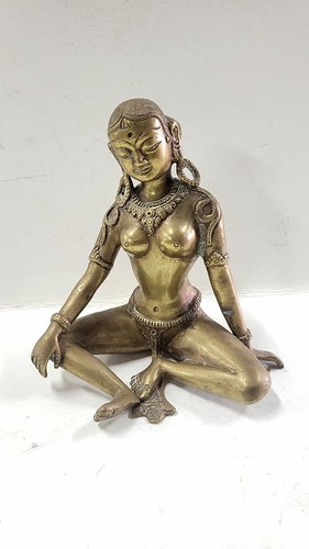 Antique bronze parvati statue - parvati,