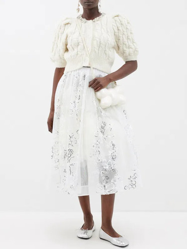 Bnwt simone rocha silver bow - bnwt,