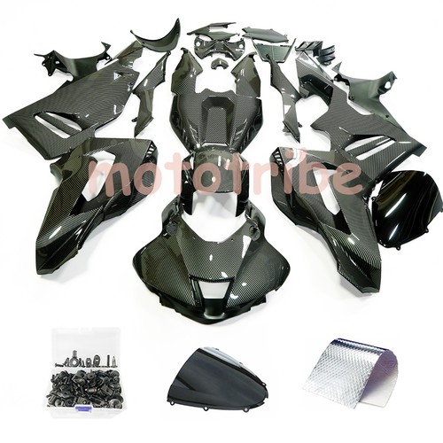 Black carbon fiber - carbon, fairings