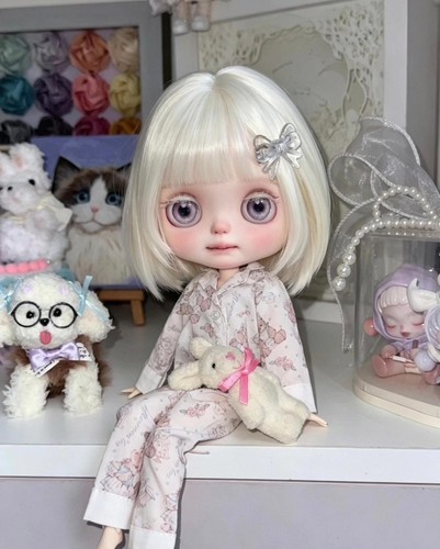 Ooak custom blythe style doll - blythe,
