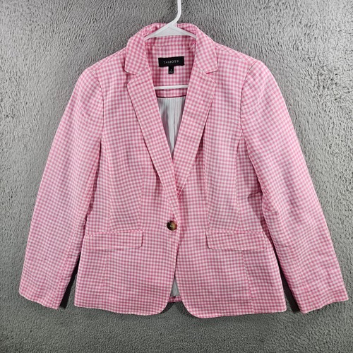 Talbots womens pink white - pink,