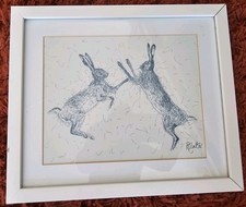 Border Fine Arts 'The Boxing Ring'  with 2 Hares