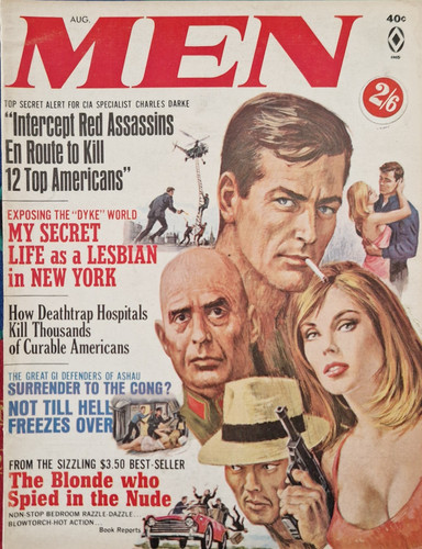 Men magazine august 1966 - men,