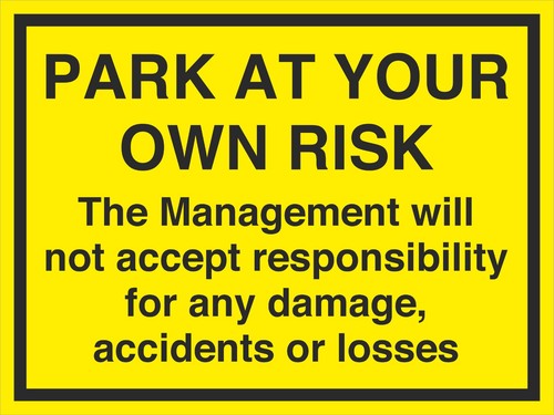Park your own risk - at,