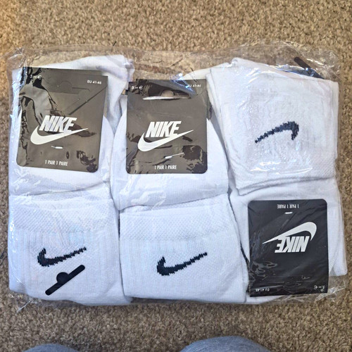Nike men white crew athletic - men's,