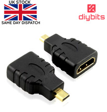 Micro HDMI to HDMI Adapter Converter 4K UHD Video for Tablet Camera Raspberry Pi