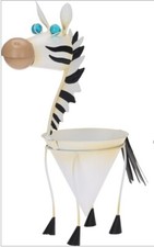 Metal Zebra Safari Planter