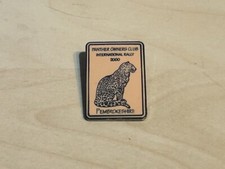 Panther Owners Club International Rally 2000 Pembrokeshire Enamel Badge Biker