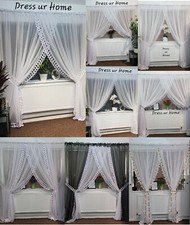 Ready made voile net curtain