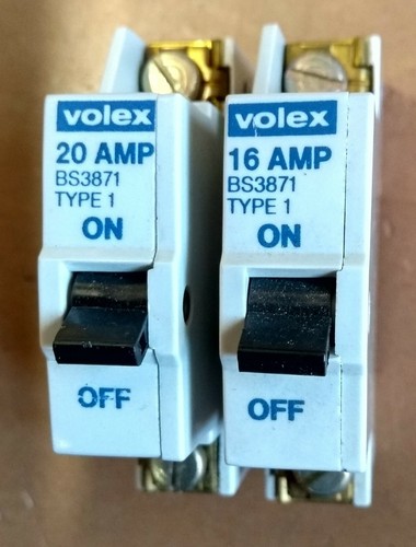 Volex vg20 mcb - vg20, 16a
