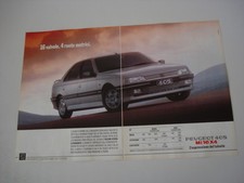 advertising Advertising 1989 Peugeot 405 Mi 16 X4