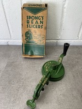 Spong No. 632 Bean Slicer Vintage Kitchen Tool With Original Box, PROP