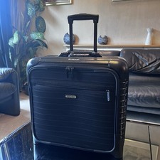 RIMOWA Black Pilot Case Cabin Roller, 40x40cm, Used, Excellent Working Condition