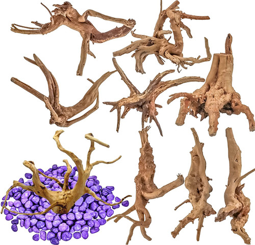 Pieces natural driftwood for - 8,