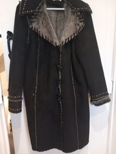 Roman Afghan black coat 14