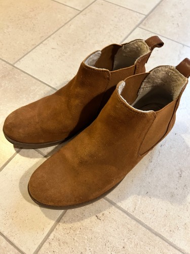 Dune ladies tan - suede, ankle