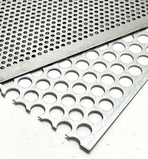 *PERFORATED SHEET 3mm /10 mm Ø Hole  Aluminium Stainless Galvanised Mild Steel