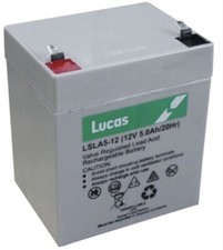 Lucas 12V 5AH Battery Replacement Razor PowerRider 360 Electric Tricycle
