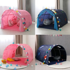 Kids's Play Tent Bed Tunnel Tent Dream Room Sleep Pop Up Playhouse Mosquito Net