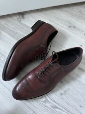 Zara Men’s Leather Brogue-Style Shoes Size EU 43 / UK 9