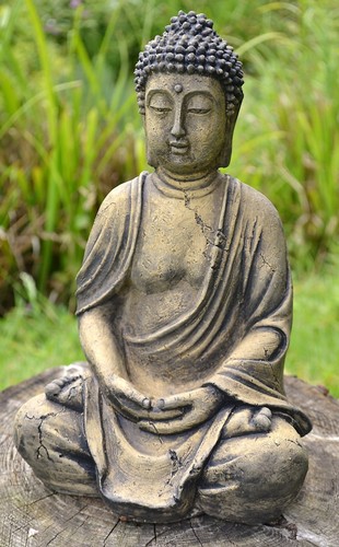 Buddha statue stone garden - stone,