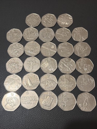 Olympic 50p set coins - 50p,