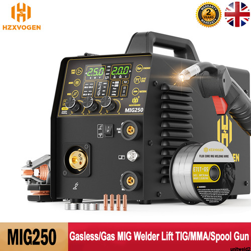 250amp 6in1 aluminium mig - 250amp,