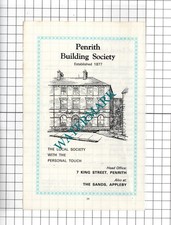 Penrith Building Society Penrith Cumbria    - c.1975 Advert